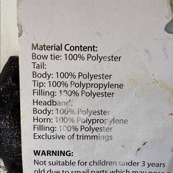 Kids Devil Costume Kit - Black - Picture 3 of 4